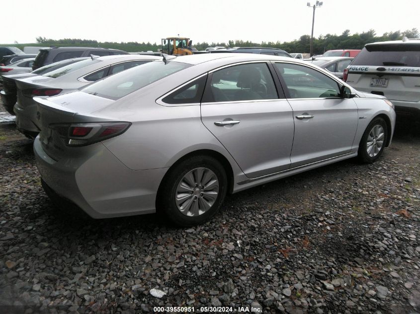 2016 Hyundai Sonata Hybrid Se VIN: KMHE24L19GA030240 Lot: 39550951