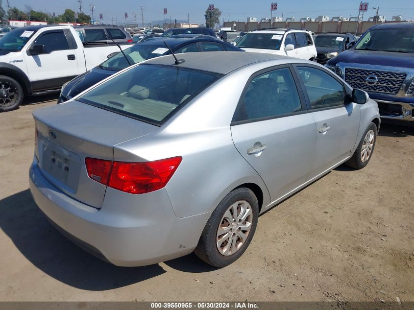 2010 Kia Forte Lx VIN: KNAFT4A2XA5252199 Lot: 39550955