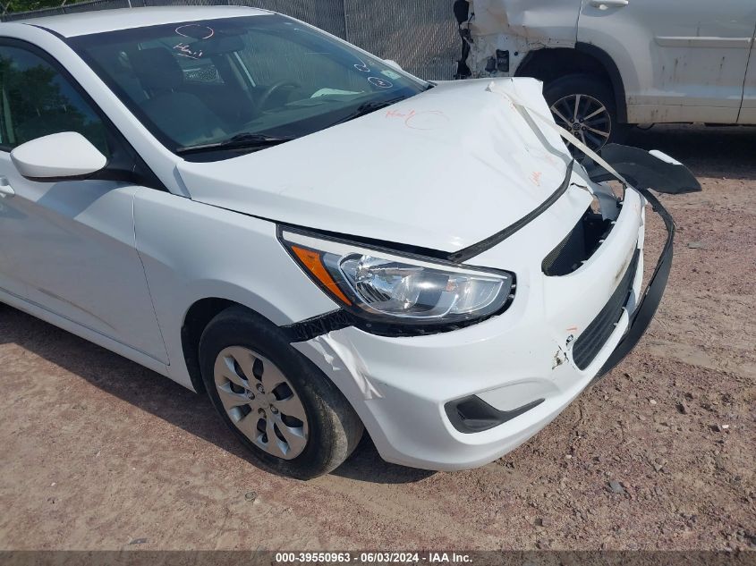 2017 Hyundai Accent Se VIN: KMHCT5AE4HU343857 Lot: 39550963