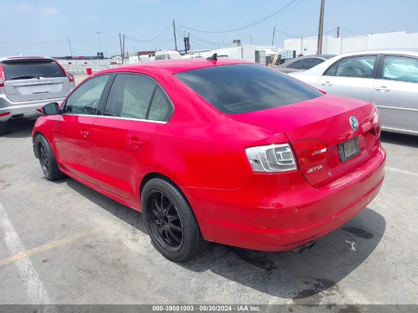 2013 Volkswagen Jetta 2.5L Se VIN: 3VWDP7AJ9DM421096 Lot: 39551003