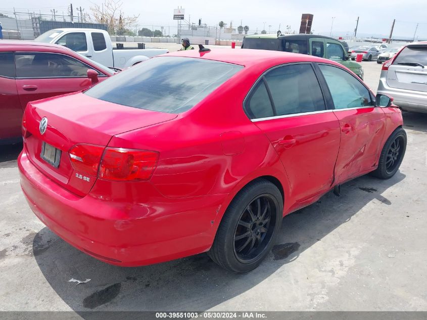 2013 Volkswagen Jetta 2.5L Se VIN: 3VWDP7AJ9DM421096 Lot: 39551003