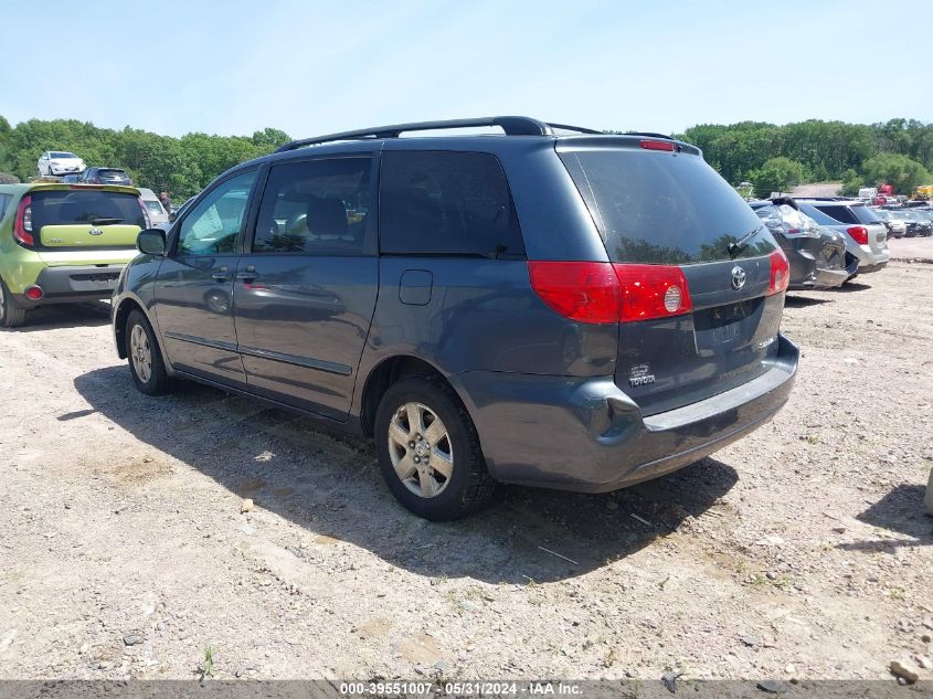 2008 Toyota Sienna Le VIN: 5TDZK23C18S207492 Lot: 39551007