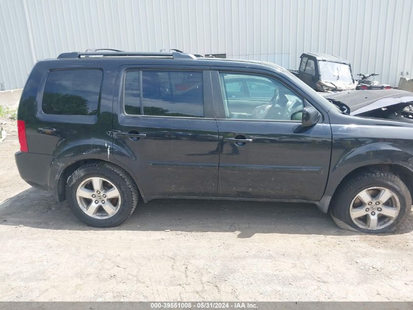 2009 Honda Pilot Ex-L VIN: 5FNYF48539B033758 Lot: 39551008