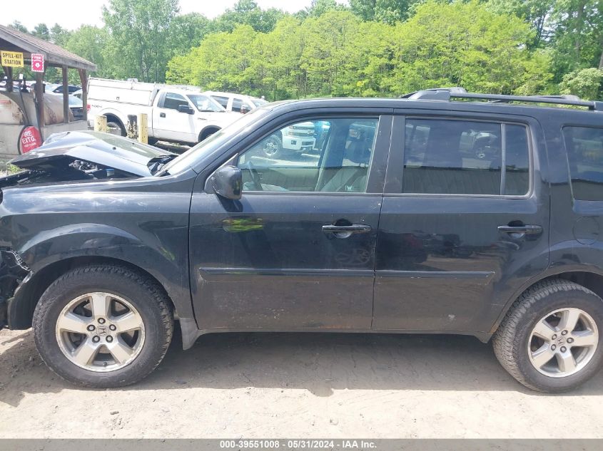 2009 Honda Pilot Ex-L VIN: 5FNYF48539B033758 Lot: 39551008