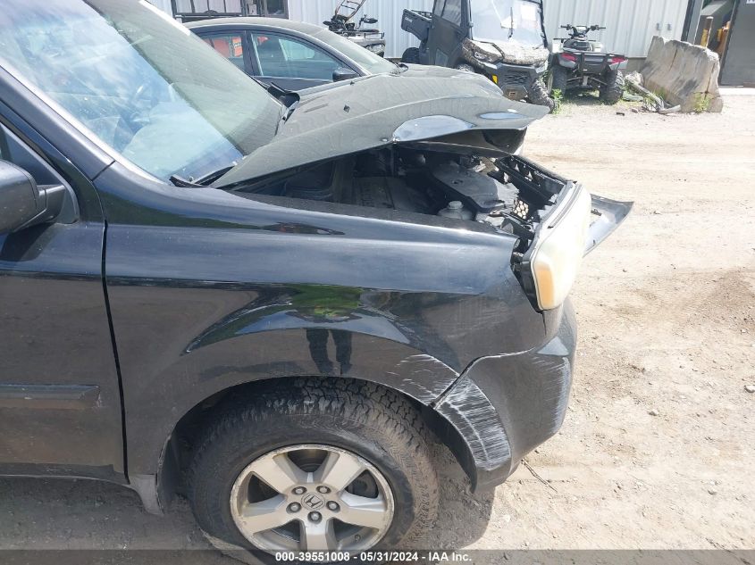 2009 Honda Pilot Ex-L VIN: 5FNYF48539B033758 Lot: 39551008