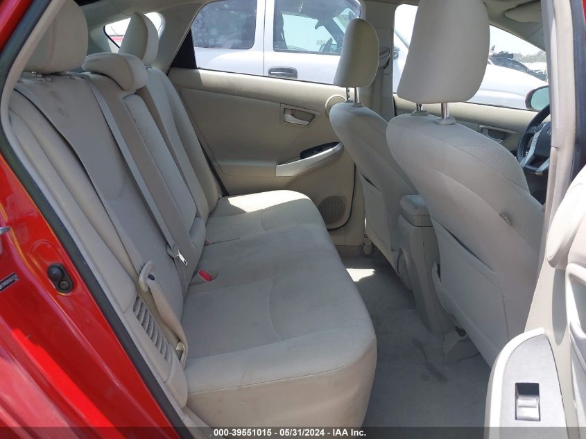 2010 Toyota Prius Iii VIN: JTDKN3DU5A0131743 Lot: 39551015