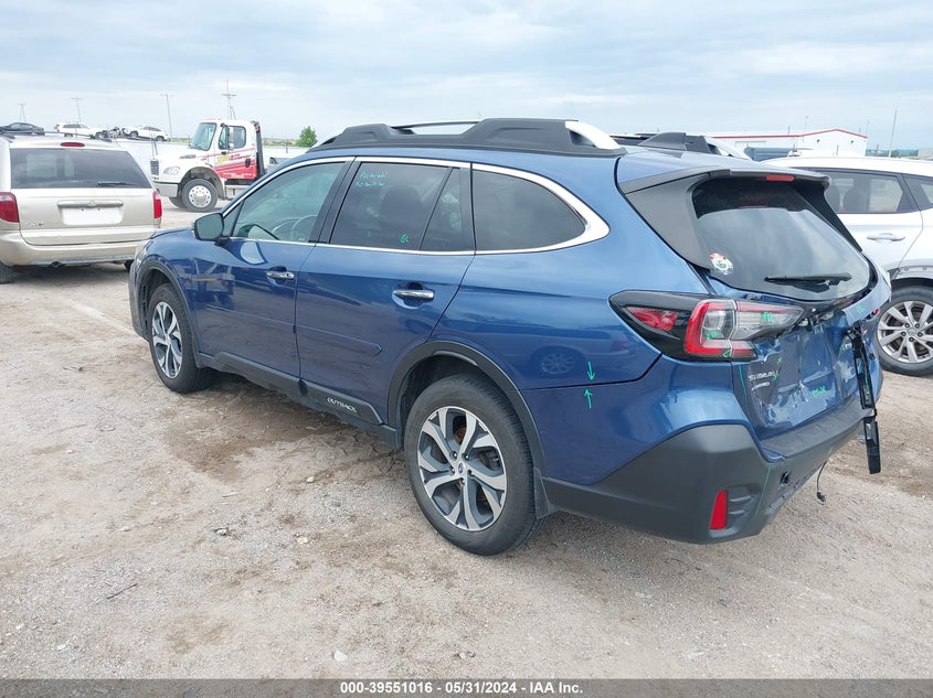 2022 Subaru Outback Touring Xt VIN: 4S4BTGPD4N3241868 Lot: 39551016