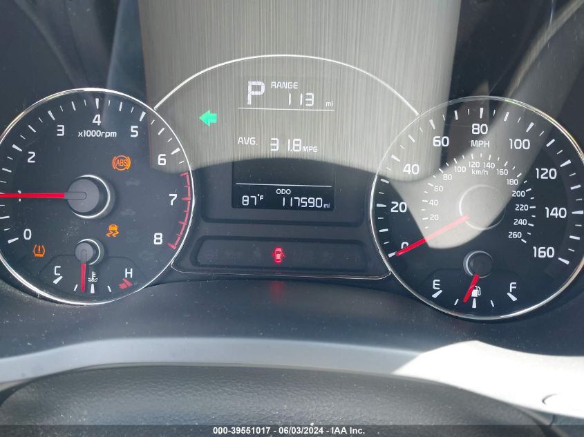 2017 Kia Forte Lx VIN: 3KPFK4A70HE042436 Lot: 39551017