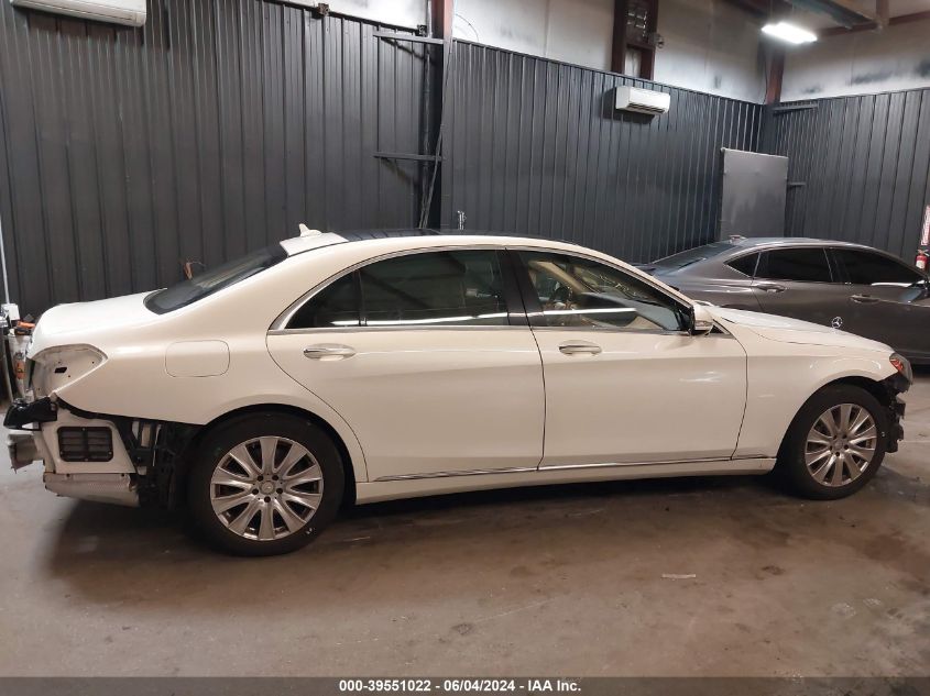 2015 Mercedes-Benz S 550 4Matic VIN: WDDUG8FB6FA201950 Lot: 39551022