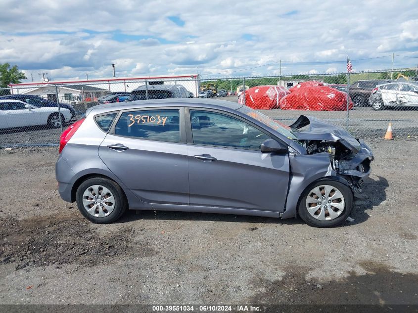 2017 Hyundai Accent Se VIN: KMHCT5AE7HU311517 Lot: 39551034
