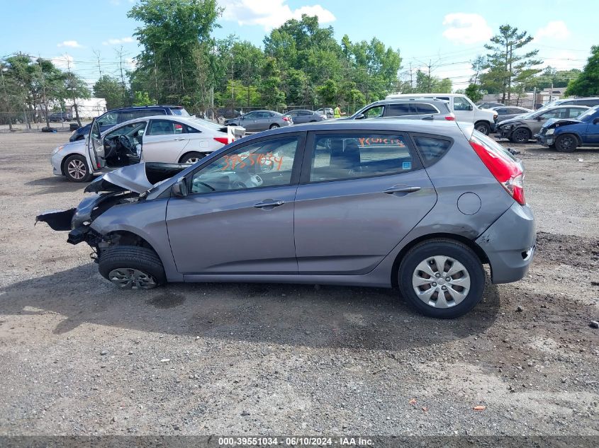 2017 Hyundai Accent Se VIN: KMHCT5AE7HU311517 Lot: 39551034