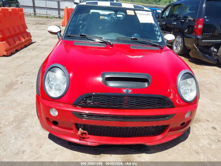 2005 Mini Cooper S VIN: WMWRE33475TD97141 Lot: 39551058