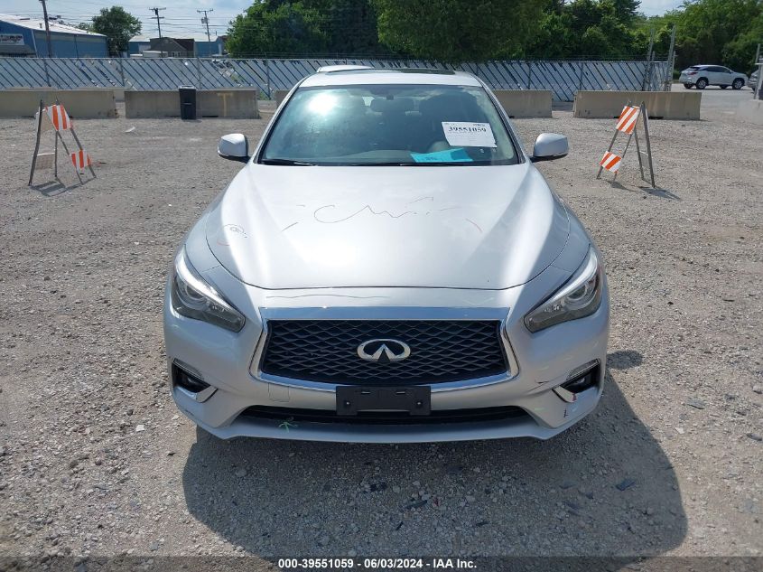 2018 Infiniti Q50 3.0T Luxe VIN: JN1EV7AR5JM610888 Lot: 39551059