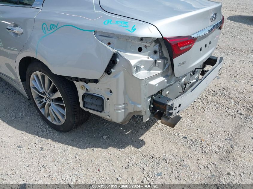 2018 Infiniti Q50 3.0T Luxe VIN: JN1EV7AR5JM610888 Lot: 39551059