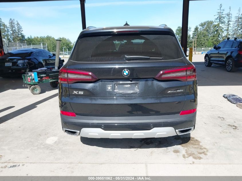 2020 BMW X5 xDrive40I VIN: 5UXCR6C04L9D63596 Lot: 39551062