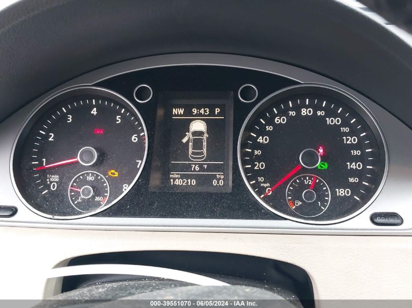 2012 Volkswagen Cc Sport VIN: WVWMP7ANXCE528443 Lot: 39551070