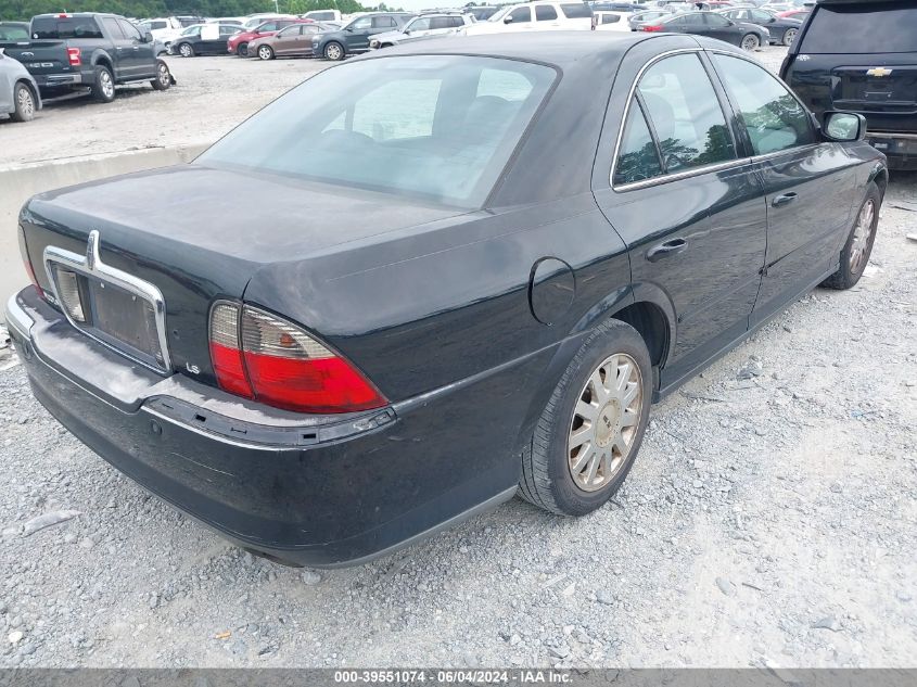 2004 Lincoln Ls V6 VIN: 1LNHM86S34Y603011 Lot: 39551074