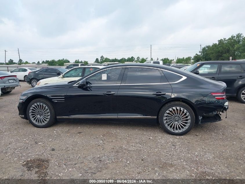 2023 Genesis Electrified G80 VIN: KMTGE4S15PU006751 Lot: 39551099