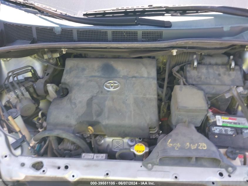 2013 Toyota Sienna Le V6 8 Passenger VIN: 5TDKK3DC5DS351465 Lot: 39551105