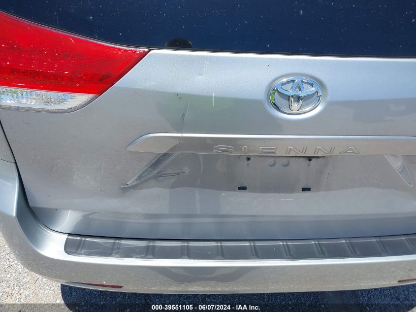 2013 Toyota Sienna Le V6 8 Passenger VIN: 5TDKK3DC5DS351465 Lot: 39551105