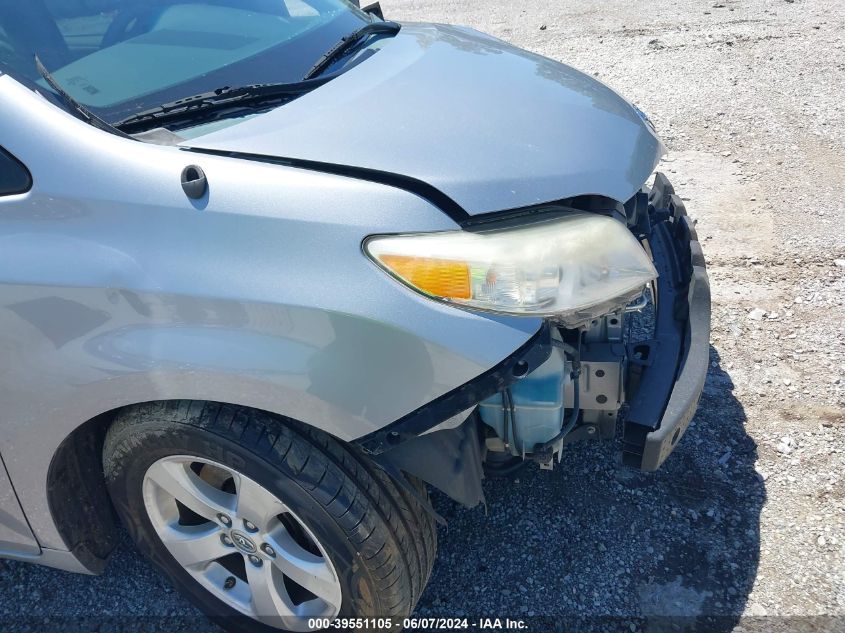 2013 Toyota Sienna Le V6 8 Passenger VIN: 5TDKK3DC5DS351465 Lot: 39551105