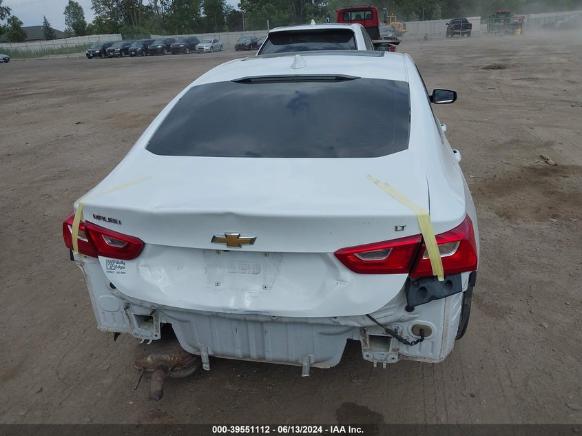 2018 Chevrolet Malibu Lt VIN: 1G1ZD5STXJF131251 Lot: 39551112