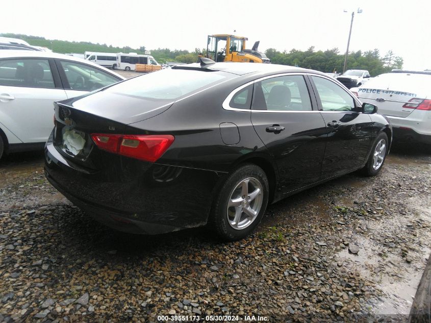 2016 Chevrolet Malibu 1Fl VIN: 1G1ZC5ST5GF240079 Lot: 39551173