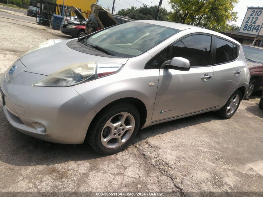 2012 Nissan Leaf Sl VIN: JN1AZ0CP7CT018312 Lot: 39551184