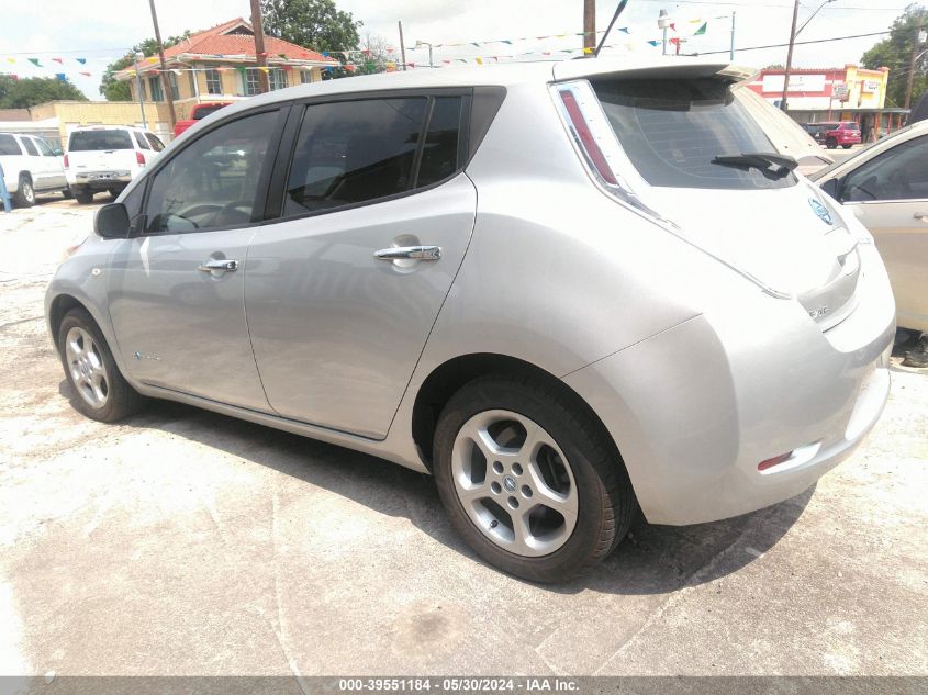 2012 Nissan Leaf Sl VIN: JN1AZ0CP7CT018312 Lot: 39551184