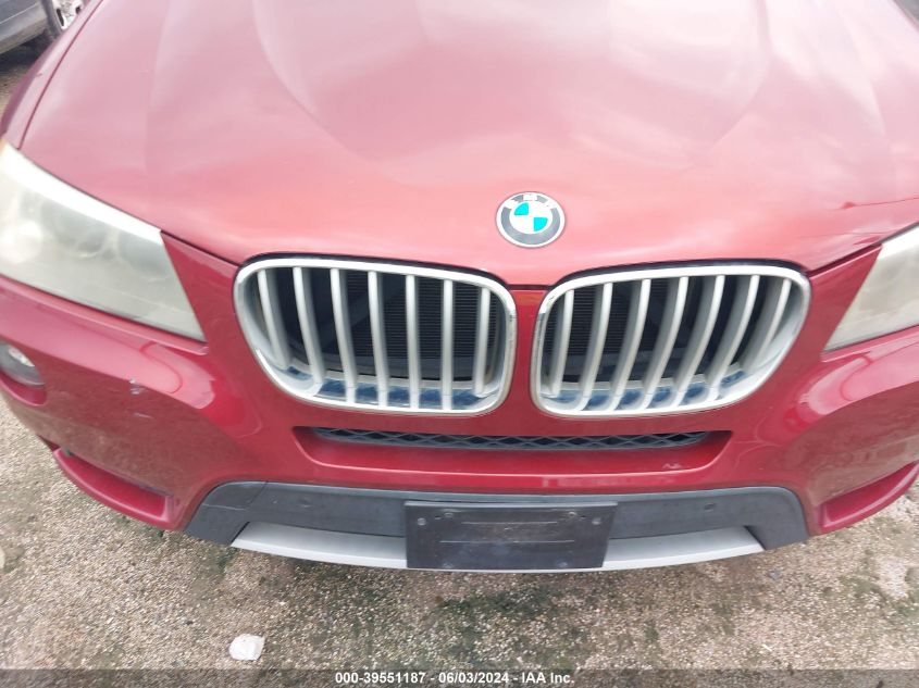 2011 BMW X3 xDrive35I VIN: 5UXWX7C51BL730053 Lot: 39551187
