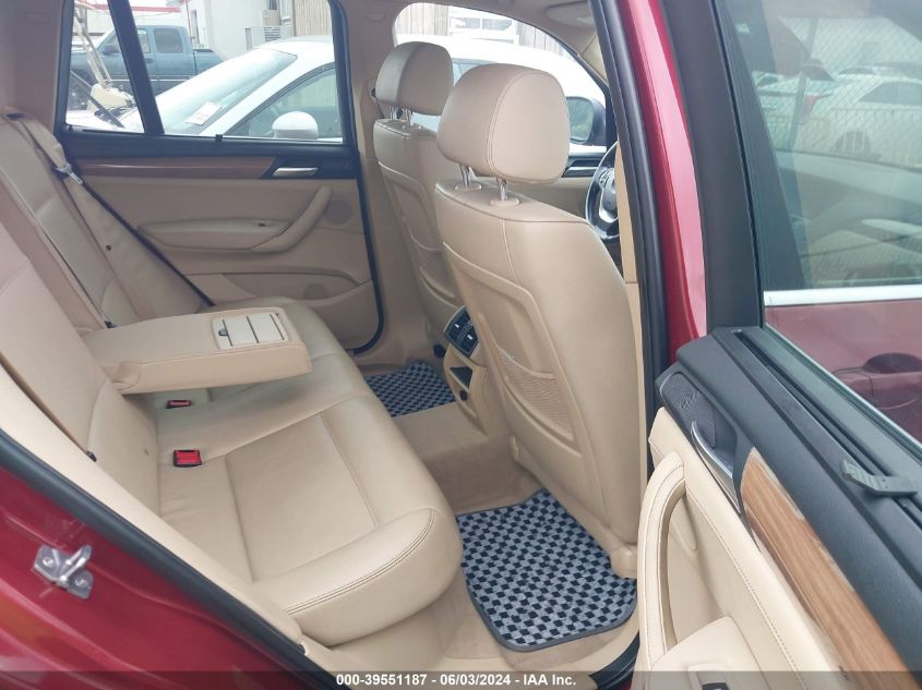 2011 BMW X3 xDrive35I VIN: 5UXWX7C51BL730053 Lot: 39551187