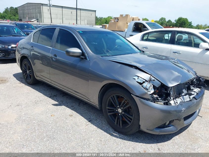 2011 Infiniti G25 VIN: JN1DV6APXBM603053 Lot: 39551191