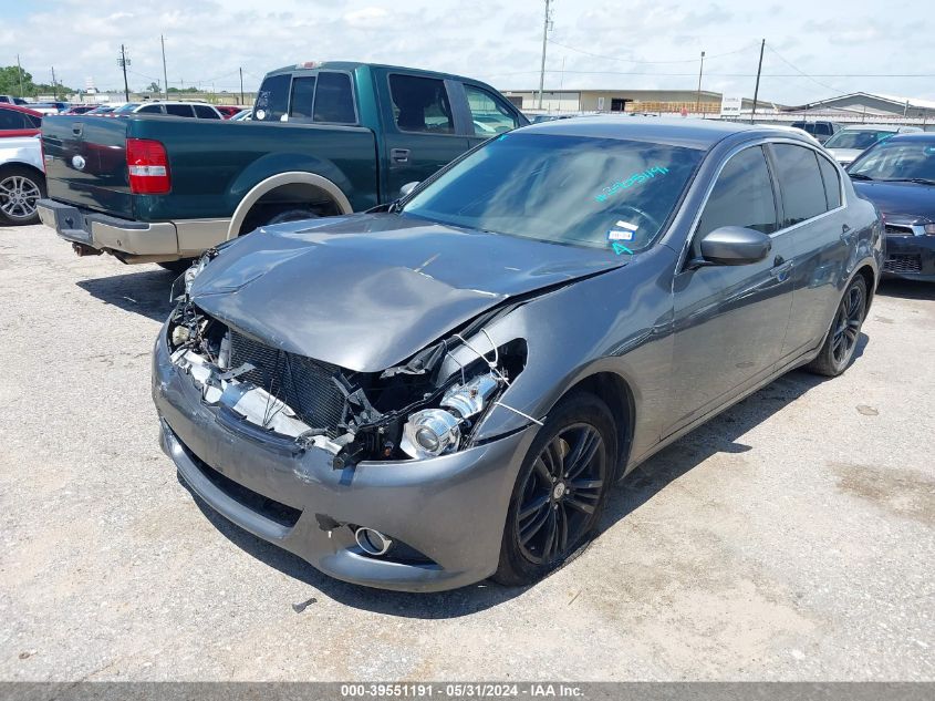 2011 Infiniti G25 VIN: JN1DV6APXBM603053 Lot: 39551191