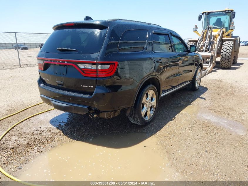 2014 Dodge Durango Limited VIN: 1C4RDHDG5EC972314 Lot: 39551200