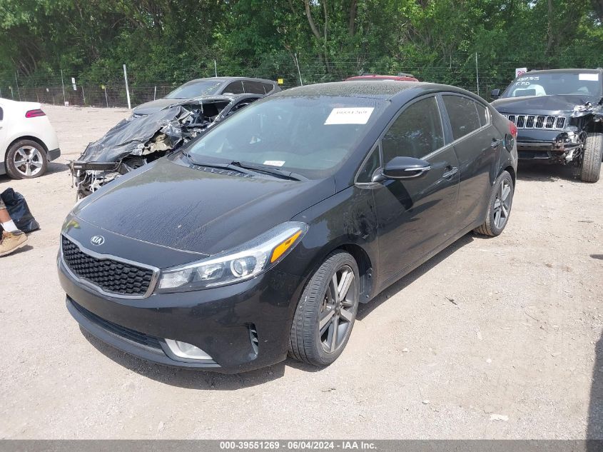 2017 Kia Forte Ex VIN: 3KPFL4A83HE091877 Lot: 39551269