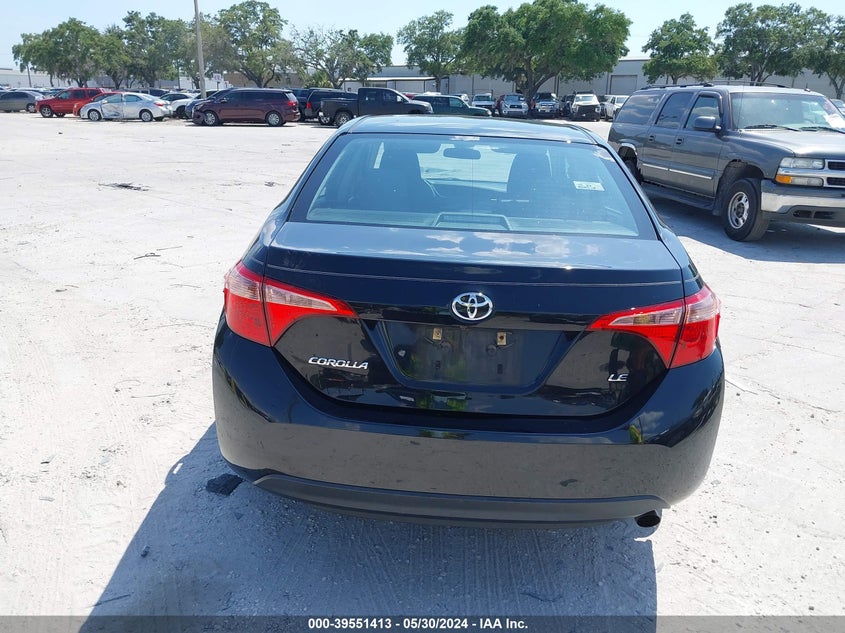 2017 Toyota Corolla Le VIN: 2T1BURHE2HC926130 Lot: 39551413