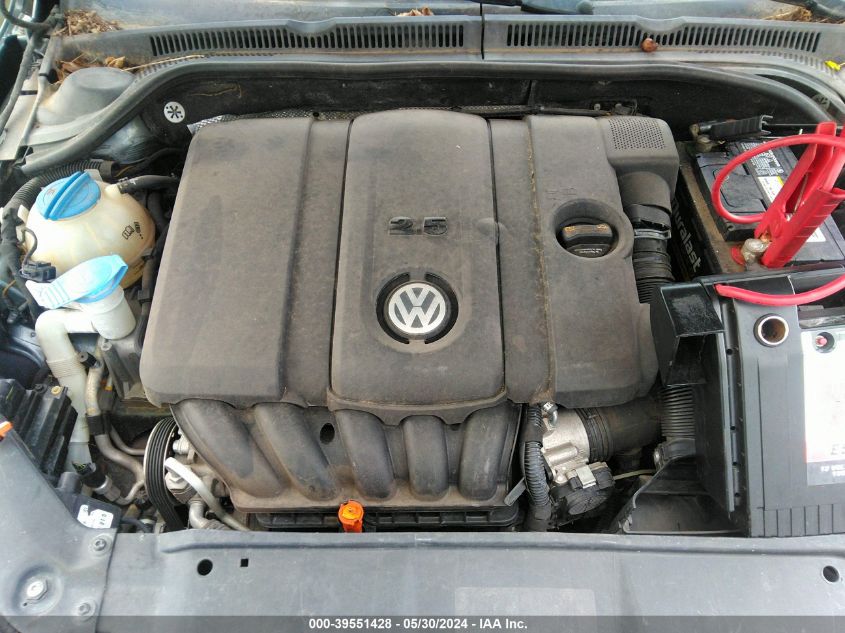 2011 Volkswagen Jetta 2.5L Se VIN: 3VWDX7AJ2BM337117 Lot: 39551428