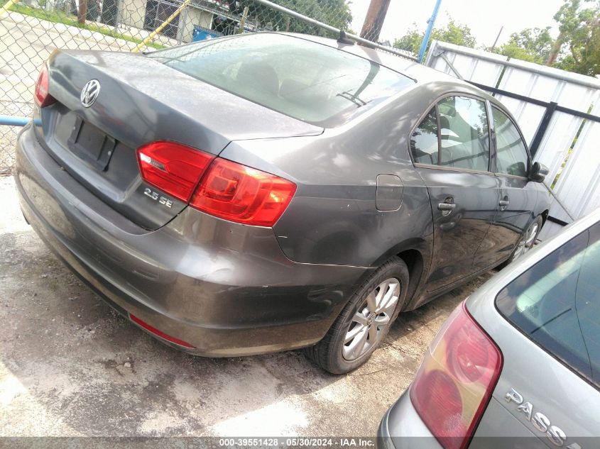 2011 Volkswagen Jetta 2.5L Se VIN: 3VWDX7AJ2BM337117 Lot: 39551428