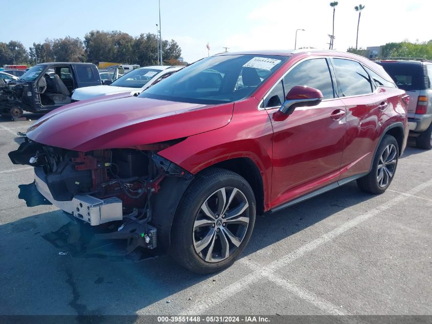 2019 Lexus Rx 350 VIN: 2T2ZZMCA4KC145121 Lot: 39551448