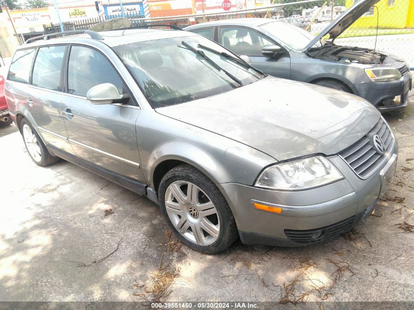 2005 Volkswagen Passat Glx VIN: WVWWU63B65E139252 Lot: 39551450