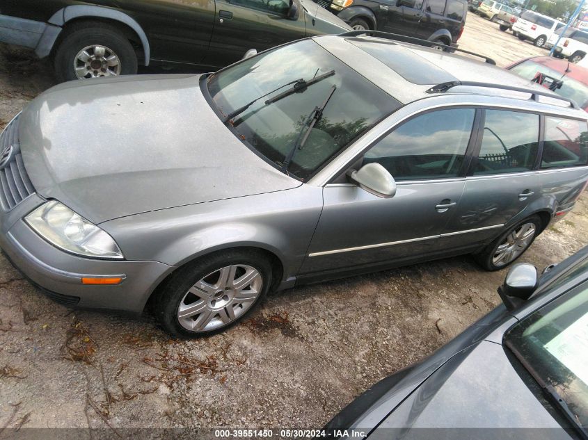 2005 Volkswagen Passat Glx VIN: WVWWU63B65E139252 Lot: 39551450