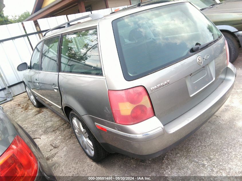 2005 Volkswagen Passat Glx VIN: WVWWU63B65E139252 Lot: 39551450