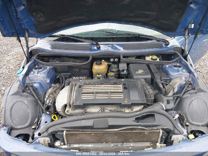 2007 Mini Cooper S VIN: WMWRH335X7TJ44590 Lot: 39551452