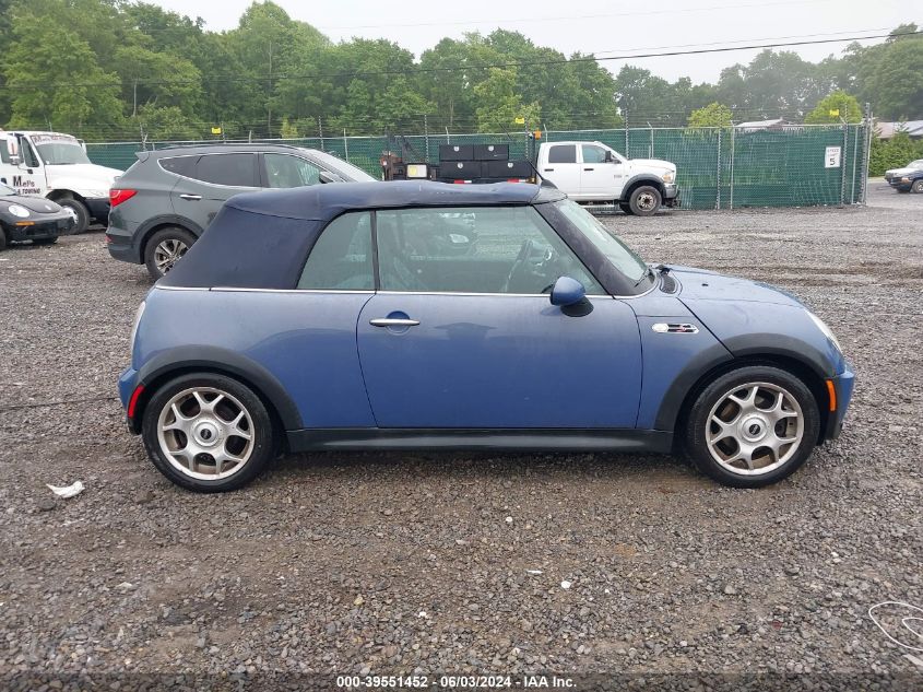 2007 Mini Cooper S VIN: WMWRH335X7TJ44590 Lot: 39551452