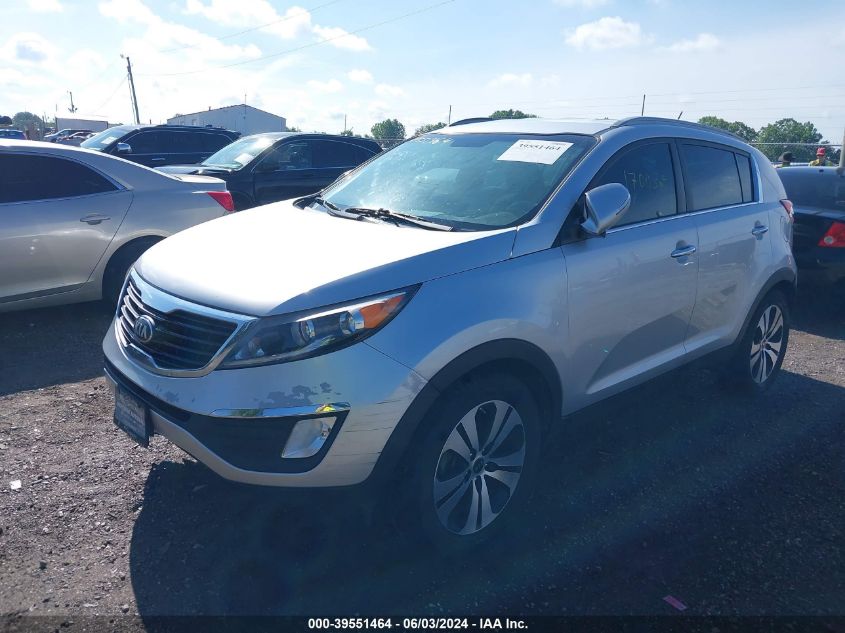 2013 Kia Sportage Ex VIN: KNDPC3A29D7485310 Lot: 39551464