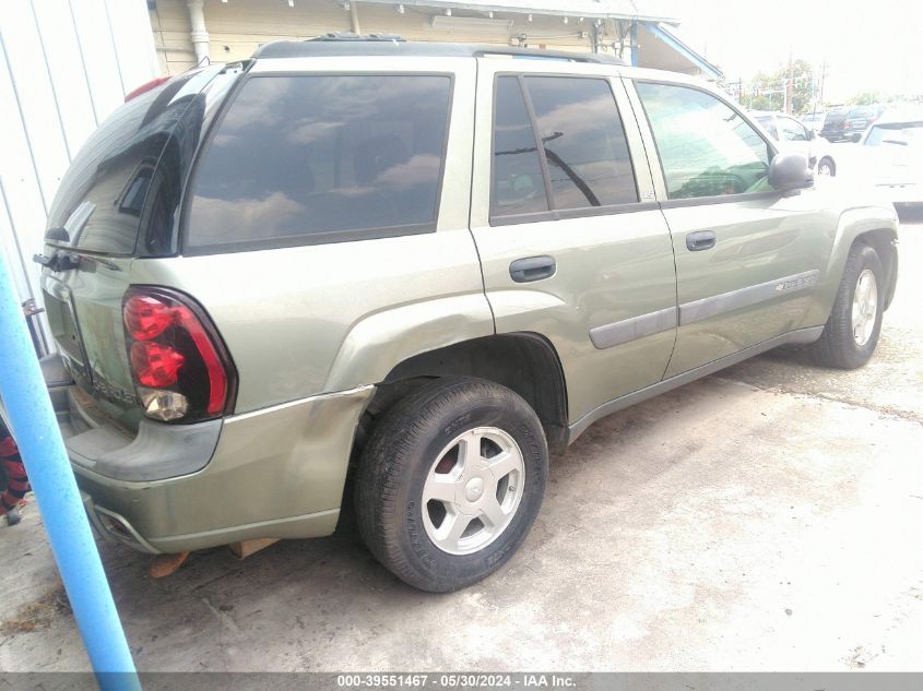 2003 Chevrolet Trailblazer Ls VIN: 1GNDS13S432154189 Lot: 39551467