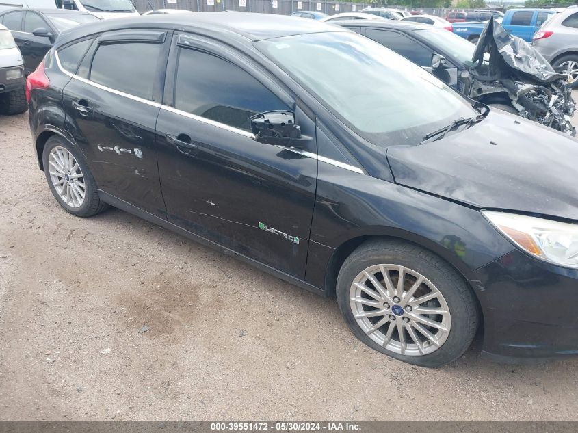 2012 Ford Focus Electric VIN: 1FAHP3R4XCL458367 Lot: 39551472