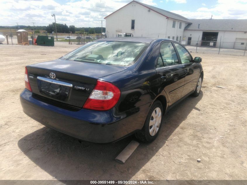 2004 Toyota Camry Le VIN: 4T1BE32K84U287916 Lot: 39551499