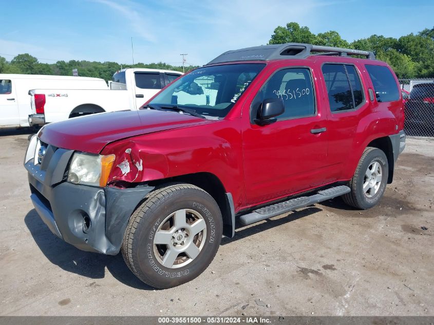 2008 Nissan Xterra S VIN: 5N1AN08W88C532780 Lot: 39551500