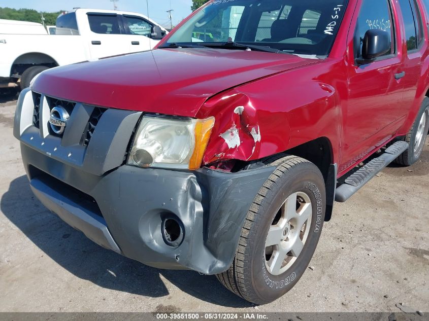 2008 Nissan Xterra S VIN: 5N1AN08W88C532780 Lot: 39551500